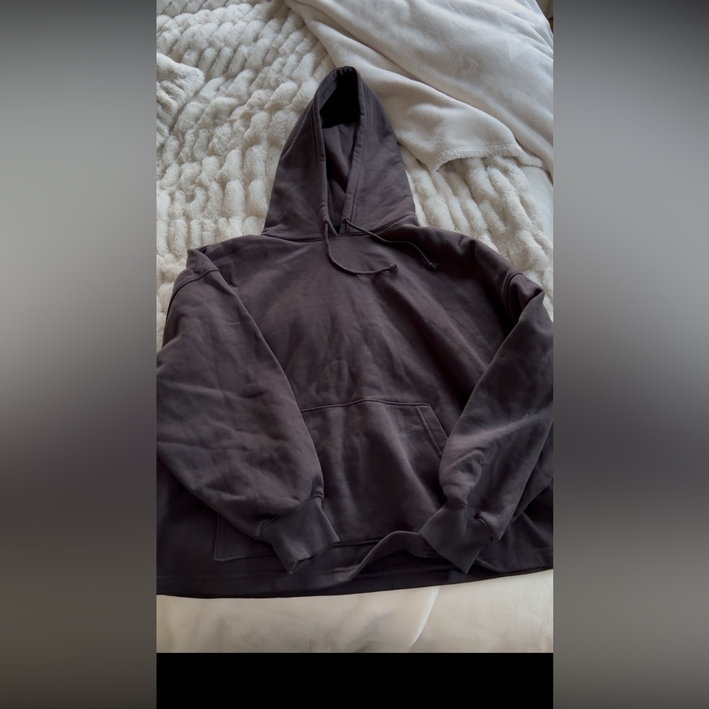 PacSun Black Cropped Hoodie